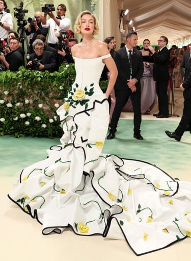 thom browne wedding dress in the garden of time Zazie beetz