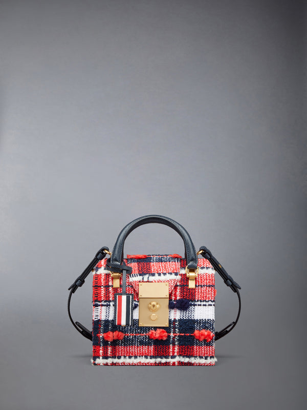 MRS. THOM MINI BAG IN MADRAS CHECK POUF TWEED - featured image