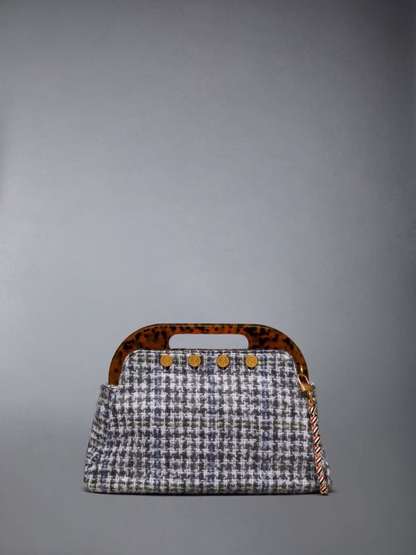 JR. TEVIOT BAG IN GUNCLUB CHECK MOHAIR - image 3