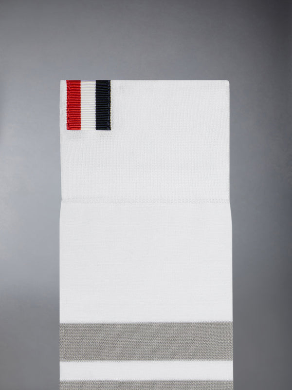 Lightweight Cotton 4-Bar Mid Calf Socks - image 2