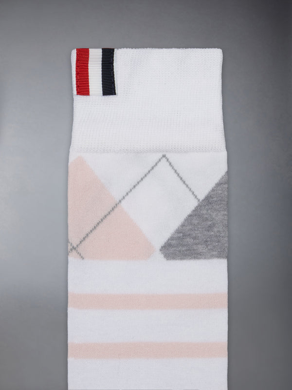 ARGYLE 4-BAR MID CALF SOCKS - image 2