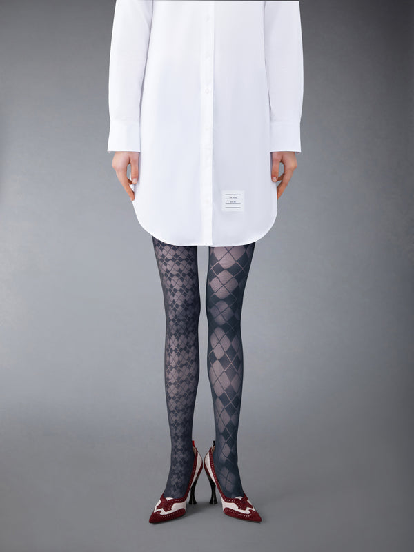 FUNMIX ARGYLE SHEER TIGHTS - featured image