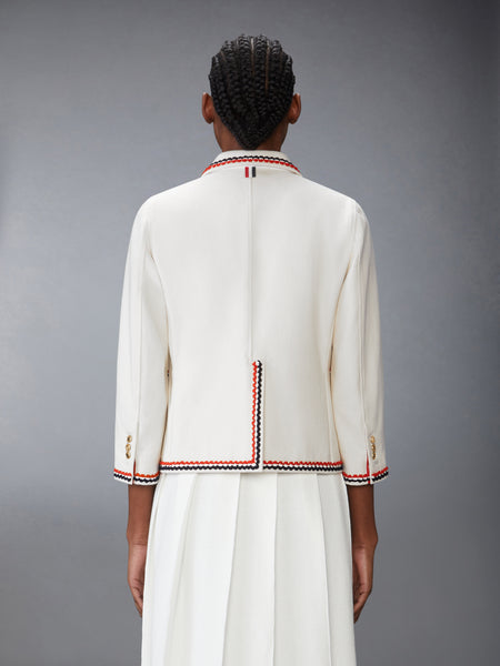 セルヴィッジデニム クロップド サック スポーツコート