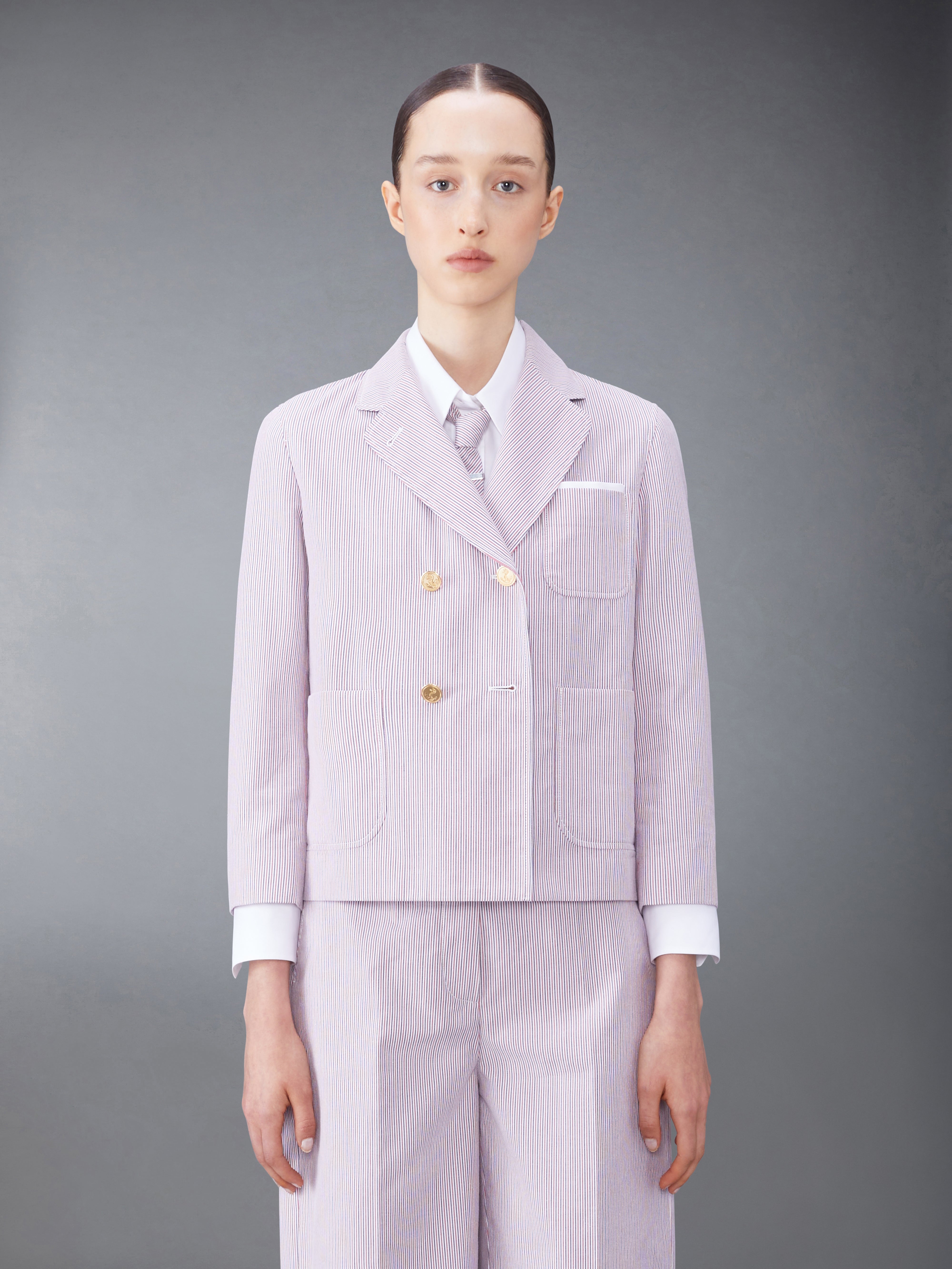 Dobbycord Cropped Sack Sport Coat | Thom Browne