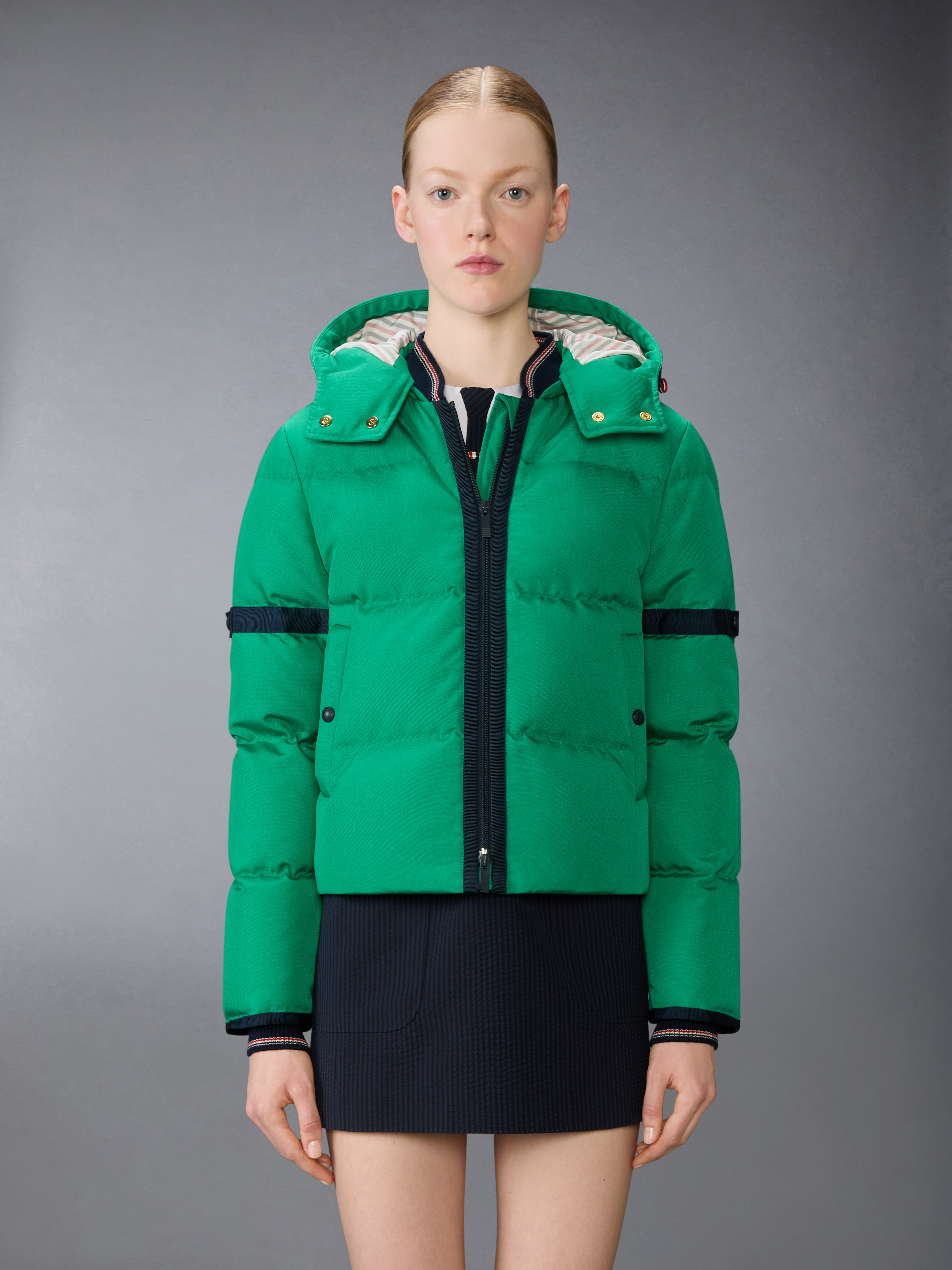 Cordura Down Filled Jacket With Armbands | Thom Browne
