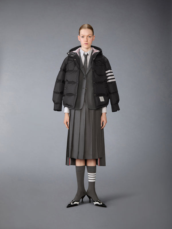 SHINY RIPSTOP LIGHTWEIGHT DOWN FILLED 4-BAR JACKET - image 3