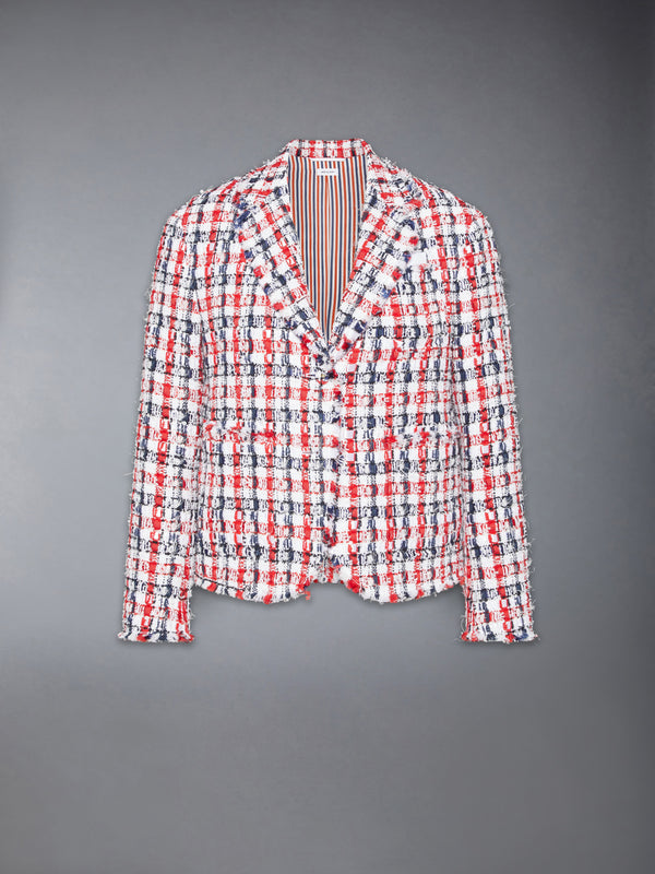 GINGHAM SATIN RIBBON TWEED SPORTCOAT - featured image