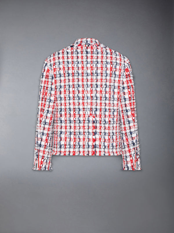 GINGHAM SATIN RIBBON TWEED SPORTCOAT - image 8