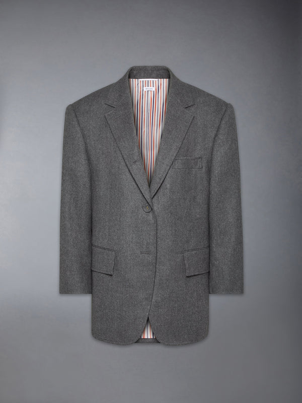 SOLID WOOL FLANNEL OVERSIZED SPORTCOAT - featured image
