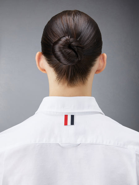 OXFORD GROSGRAIN PLACKET SHIRTDRESS