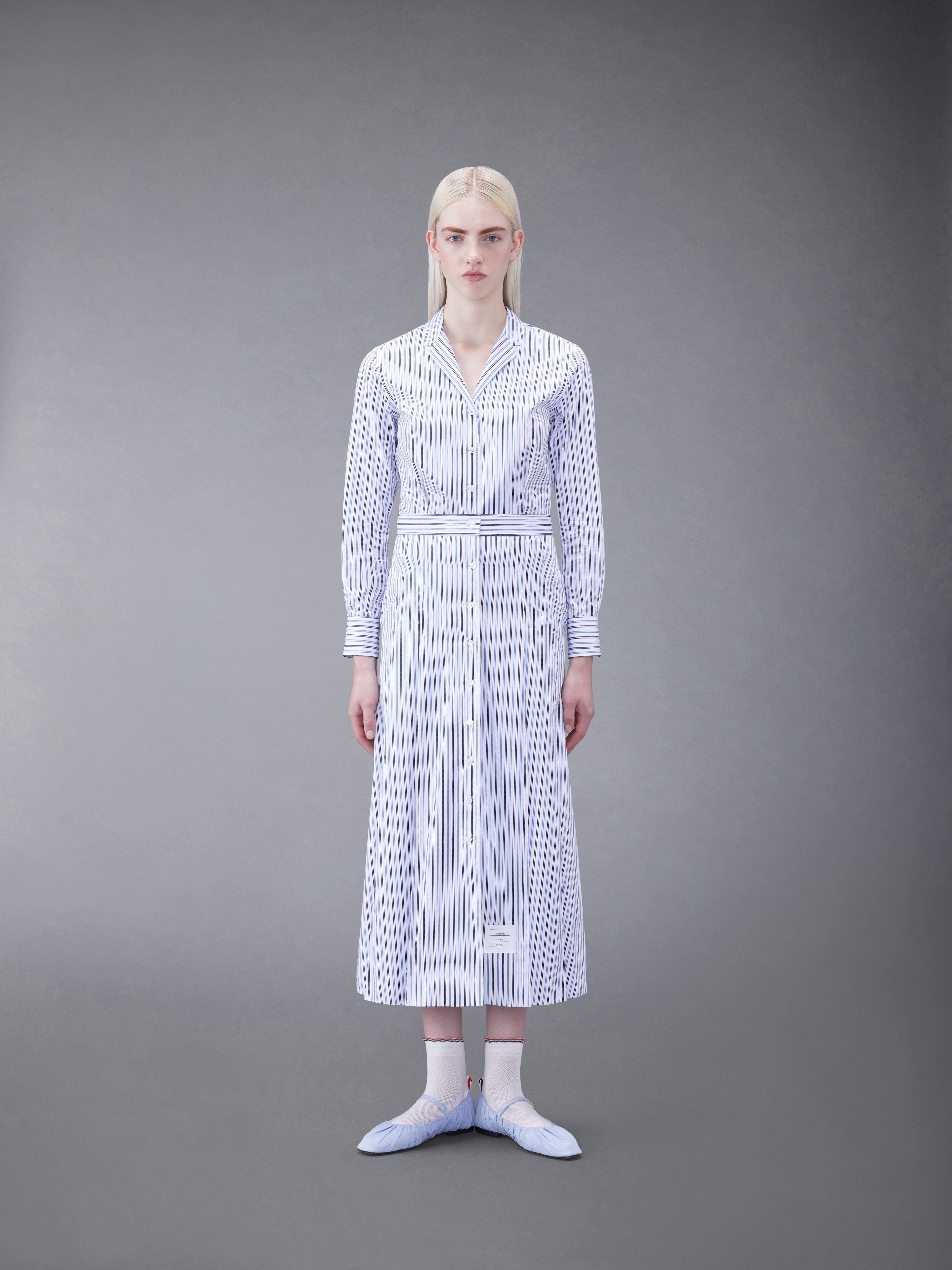 【THOM BROWNE】フレンチコットンテリー フーディ ストライプ Thom Browne - ストライプコットンジョガー をオンライン購入