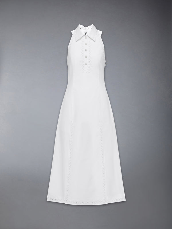ANGLAISE AND POPLIN POLO HALTER DRESS - featured image
