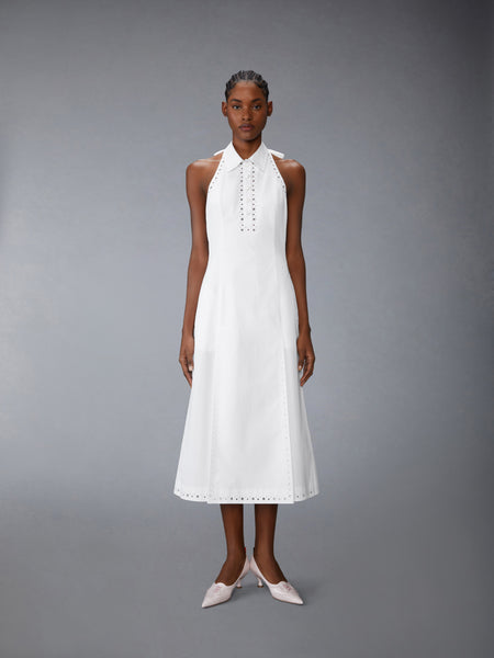 アングレーズ&ポプリン ポロ ホルターワンピース