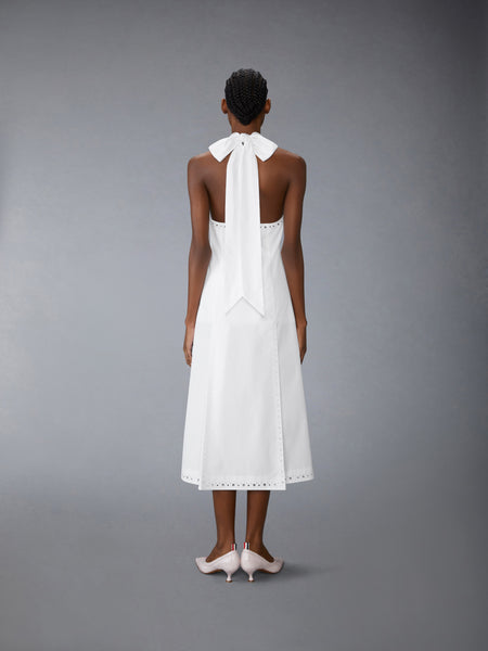 アングレーズ&ポプリン ポロ ホルターワンピース