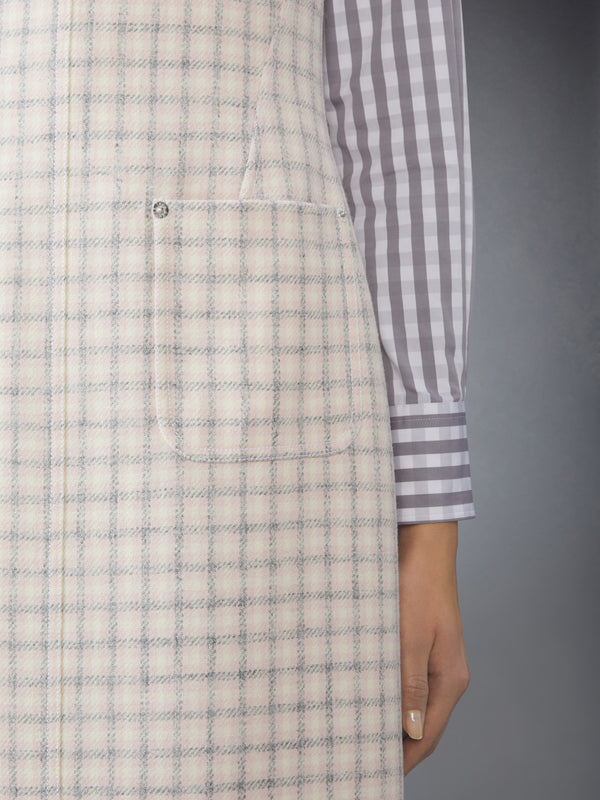 ガンクラブチェック ハンティングツイード スクエアネック コルム ワンピース - image 10