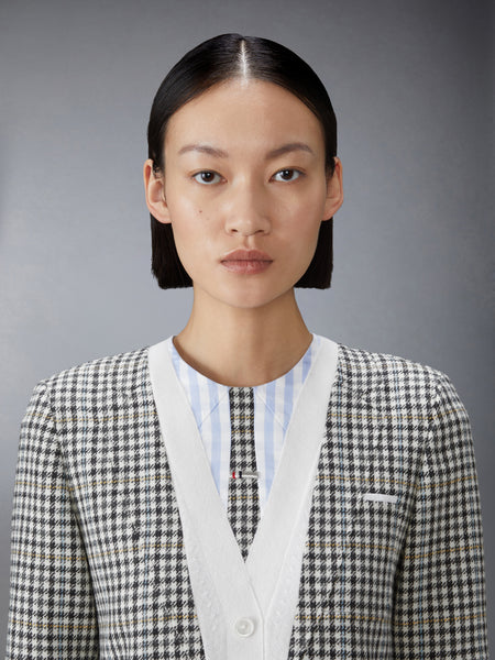 GUNCLUB CHECK HUNTING TWEED TROMPE L'OEIL DRESS