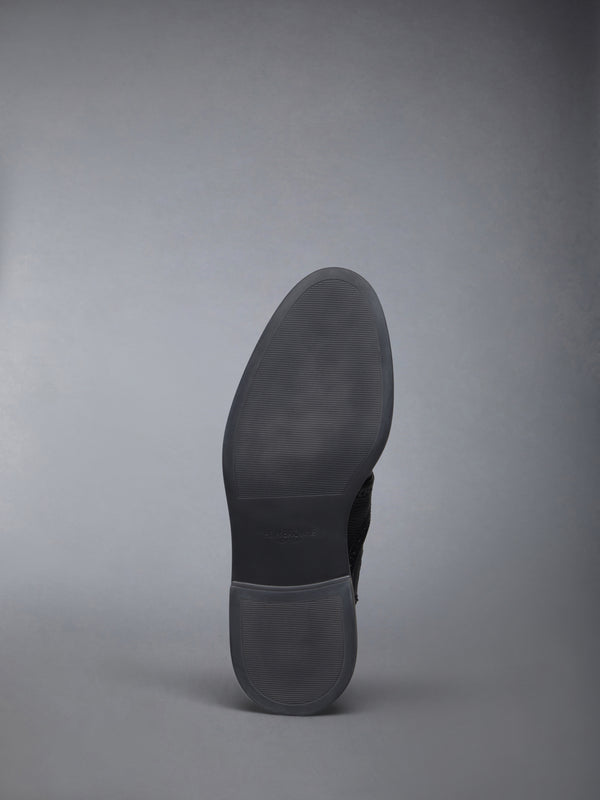 PEBBLE GRAIN RUBBER SOLE BROGUE BOW CHELSEA BOOT - image 6