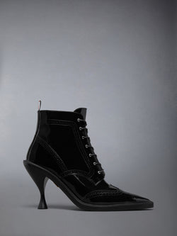 SOFT PATENT WINGTIP BOOT 90MM