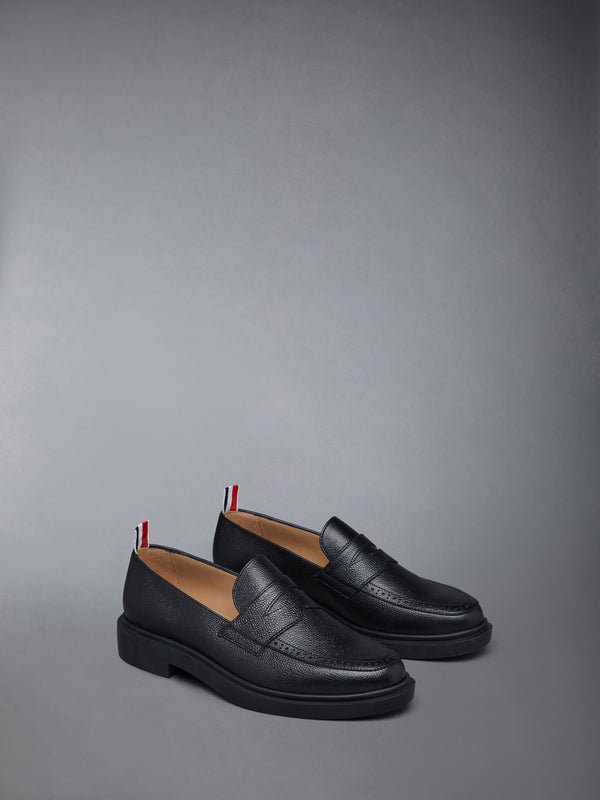 PEBBLE GRAIN RUBBER SOLE PENNY LOAFER - image 2