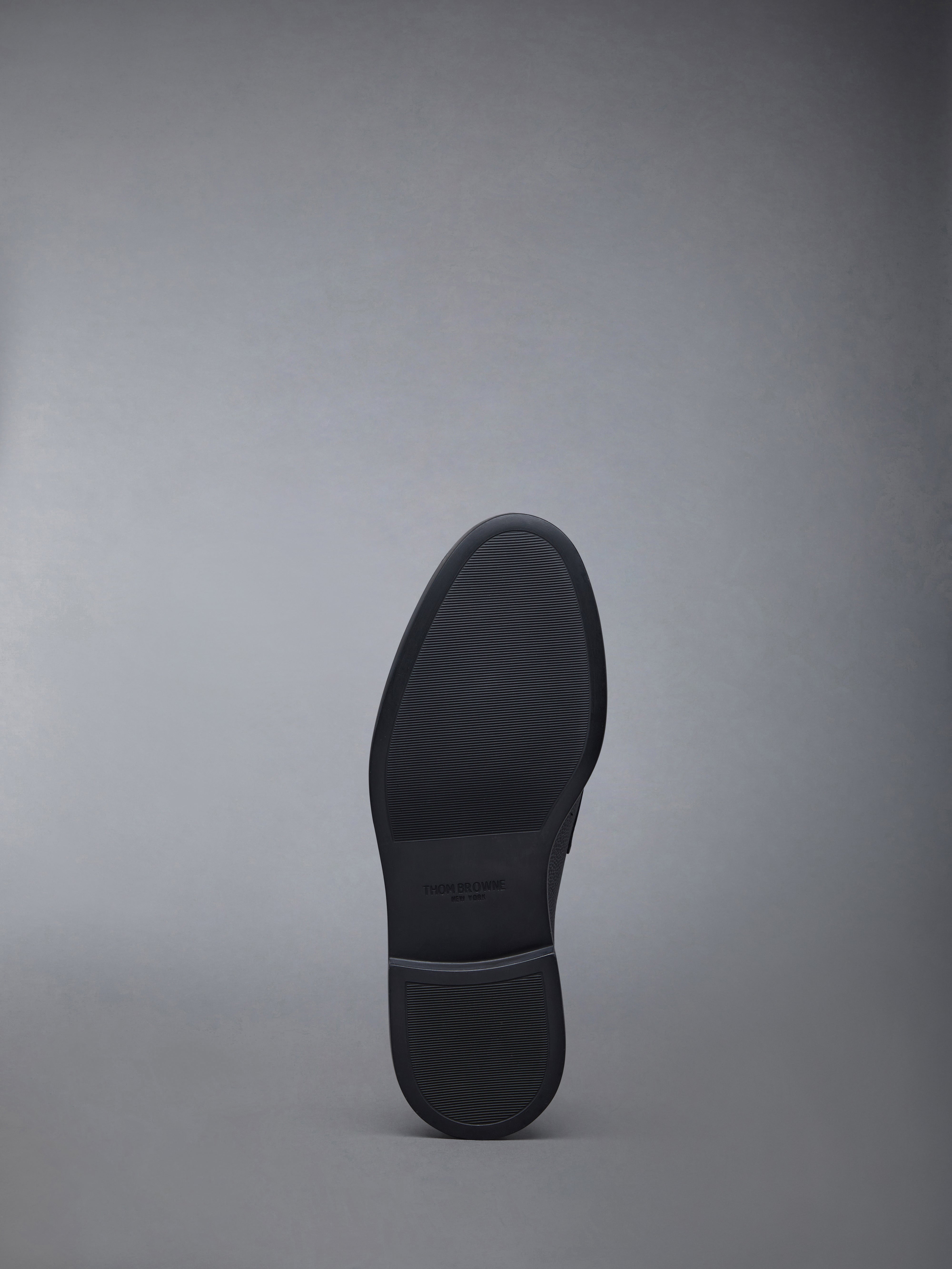 Pebble Grain Rubber Sole Penny Loafer | Thom Browne