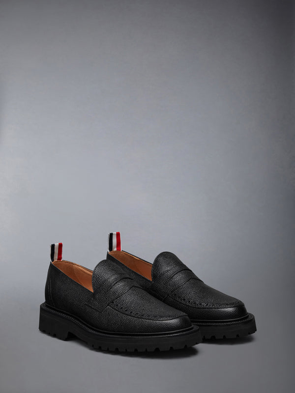 PEBBLE GRAIN COMMANDO SOLE PENNY LOAFER - image 2