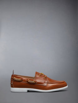 VACCHETTA BROGUE BOAT SHOE