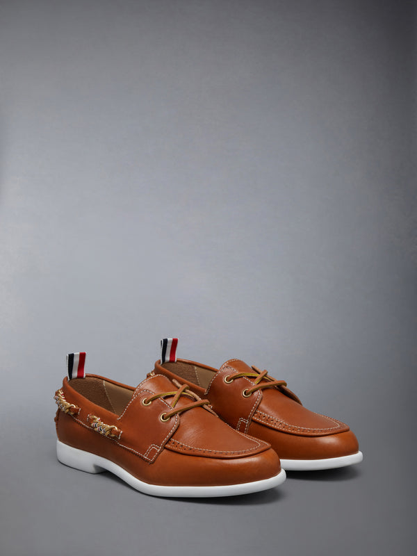 VACCHETTA BROGUE BOAT SHOE - image 2
