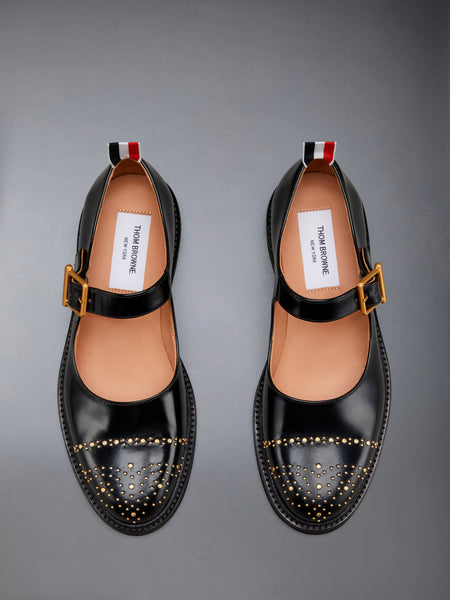 SOFT SPAZZOLATO LEATHER STUD THOM JOHN