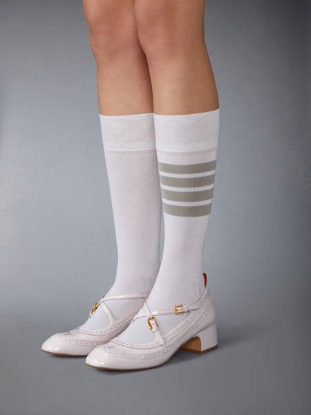 SOFT PATENT LEATHER THOM JOHN 40MM BLOCK HEEL