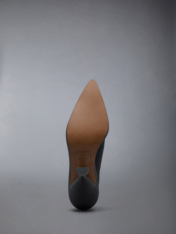 PEBBLE GRAIN LONGWING HEELED BROGUE 105MM - image 6