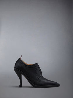 PEBBLE GRAIN LONGWING BROGUE HEEL 105MM