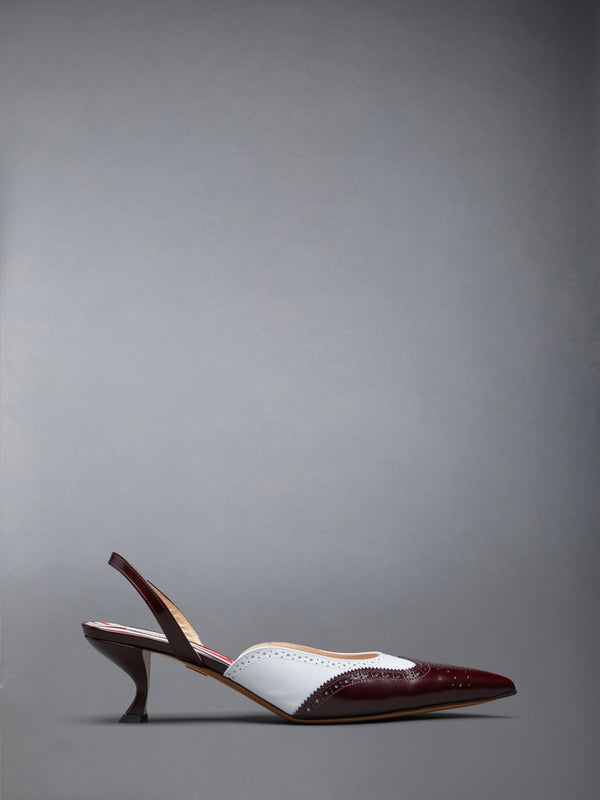 SPAZZOLATO WINGTIP SLINGBACK - featured image