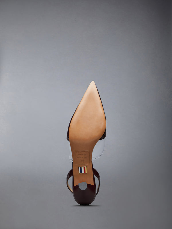 SPAZZOLATO WINGTIP SLINGBACK - image 6