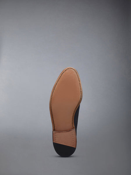 PEBBLE GRAIN LEATHER SOLE LONGWING BROGUE