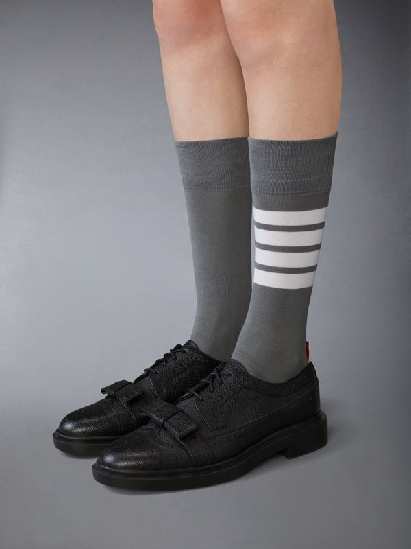 PEBBLE GRAIN LIGHTWEIGHT RUBBER SOLE BOW LONGWING BROGUES - image 4