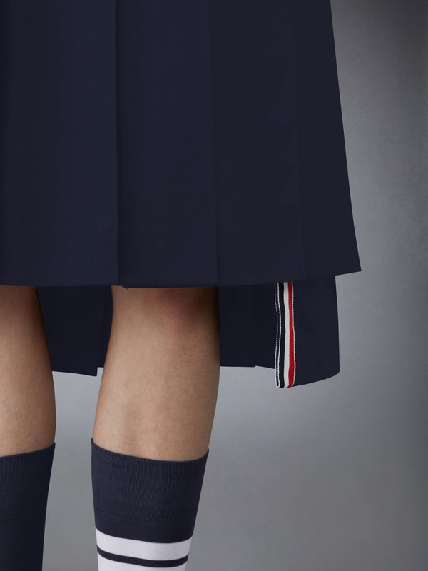 TWILL MIDI PLEATED SKIRT - image 5