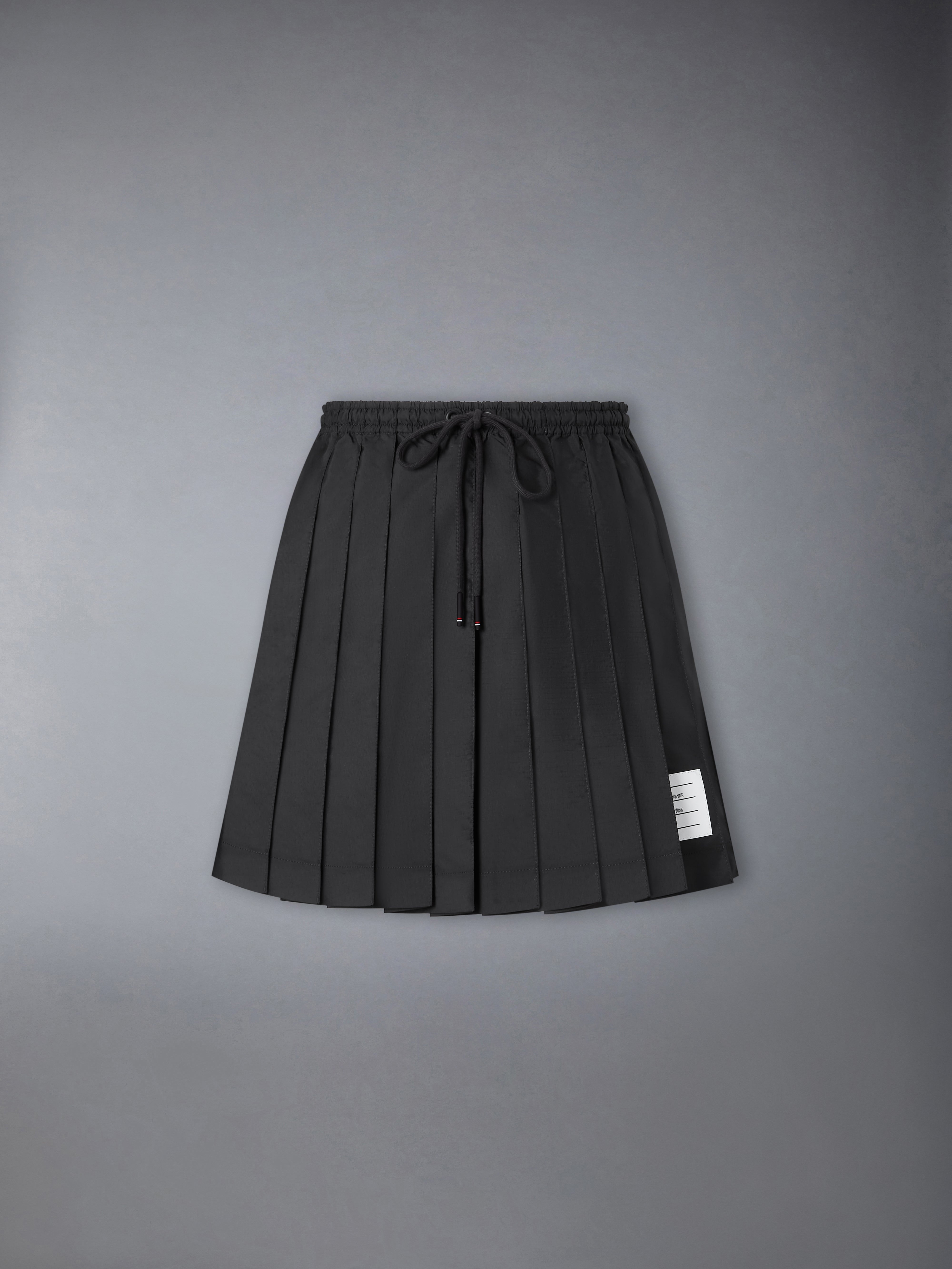 Ripstop Pleated Mini Skirt | Thom Browne