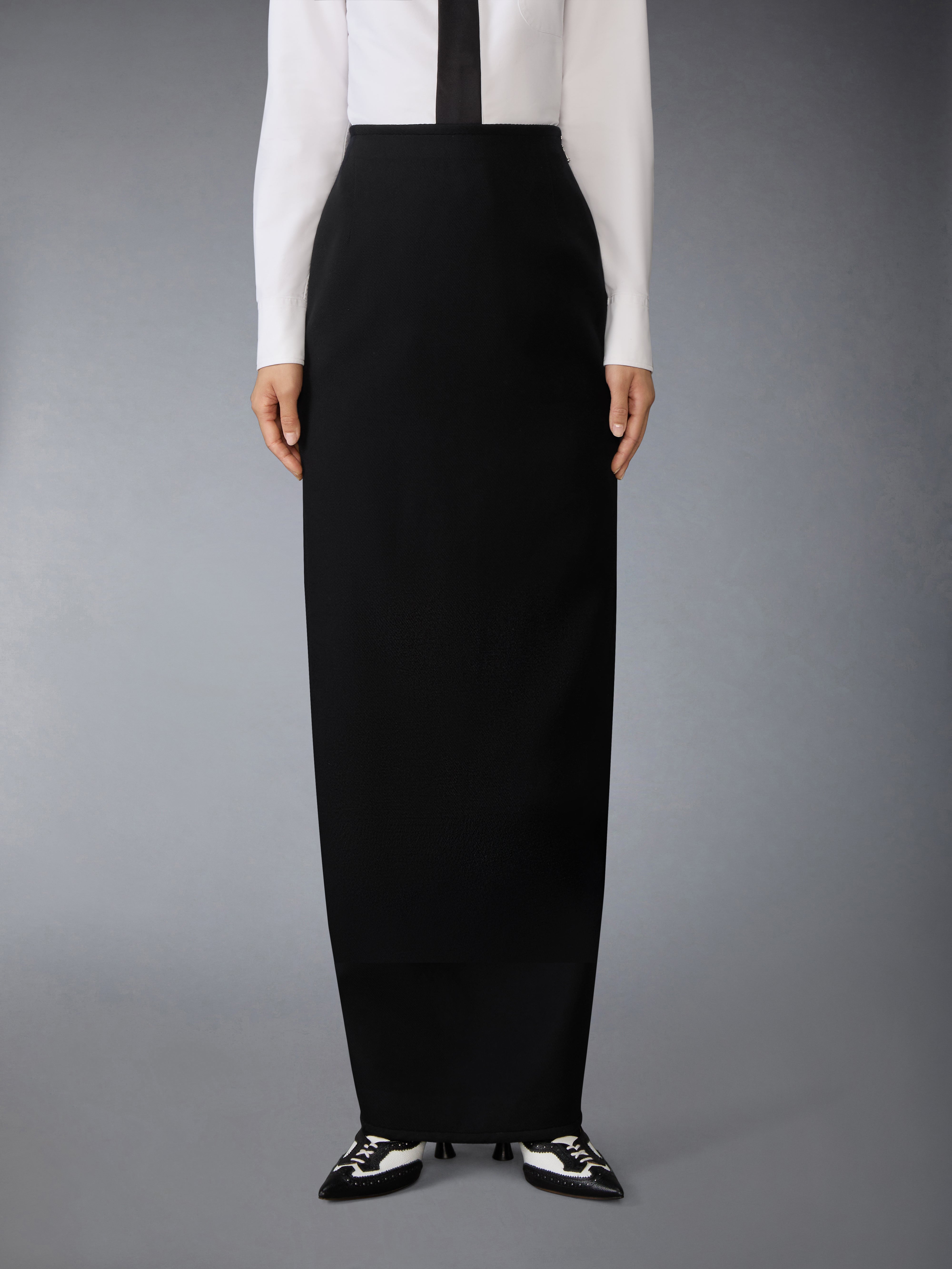 Whipcord Hobble Maxi Skirt | Thom Browne