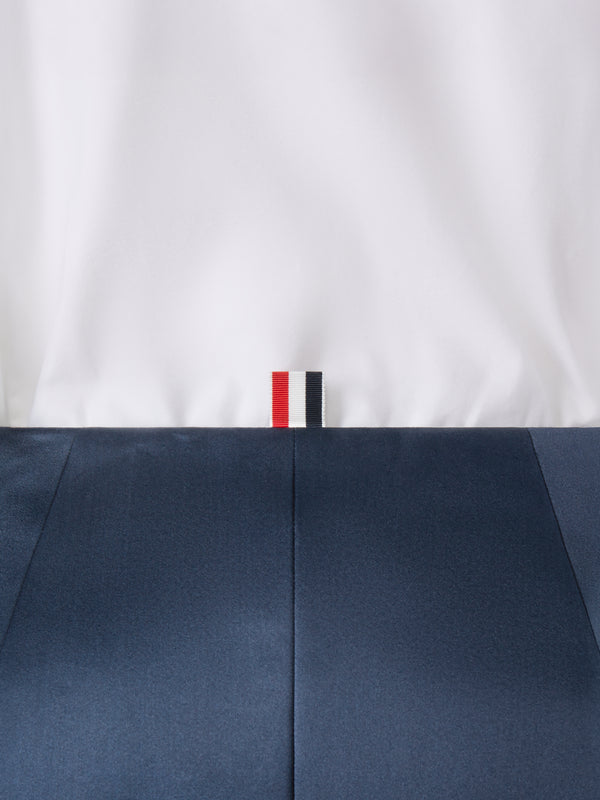 SOLID DOUBLE DUCHESS PENCIL SKIRT - image 5