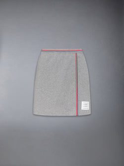 COTTON WAFFLE MINI WRAP SKIRT