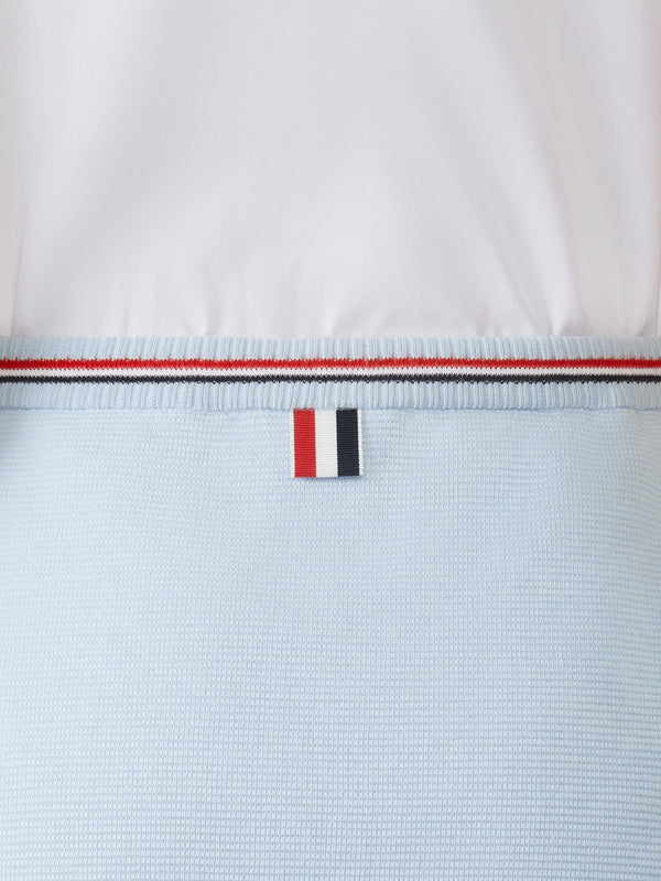 COTTON WAFFLE MINI WRAP SKIRT - image 6