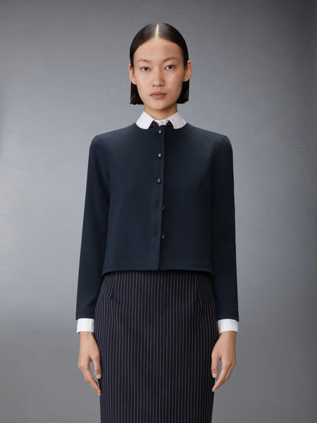 COMPACT MILANO CREW NECK CARDIGAN