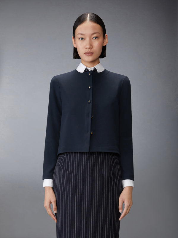COMPACT MILANO CREW NECK CARDIGAN - image 1