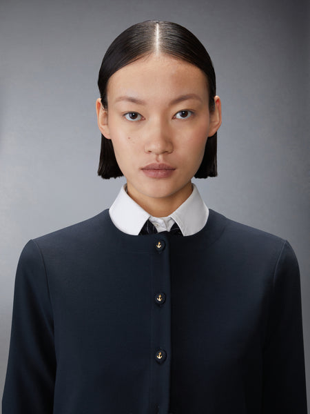 COMPACT MILANO CREW NECK CARDIGAN