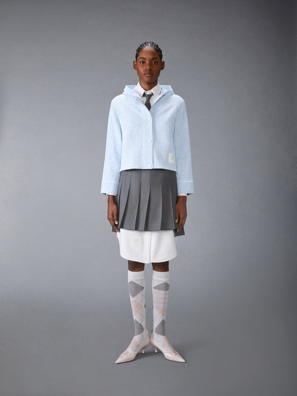 GINGHAM COTTON TWEED JACKET - image 3