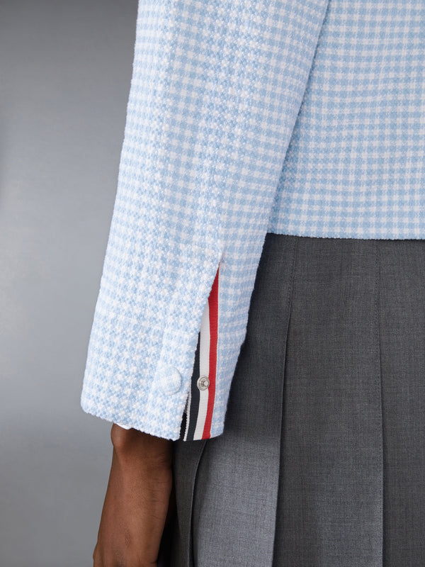 GINGHAM COTTON TWEED JACKET - image 4