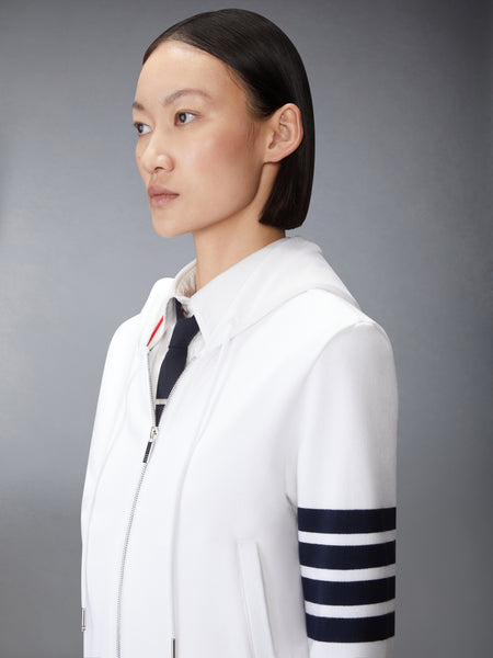 クラシック ループバック 4-BAR ジップアップパーカー