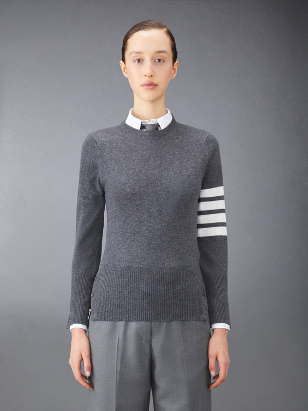 CLASSIC CASHMERE 4-BAR PULLOVER - featured image