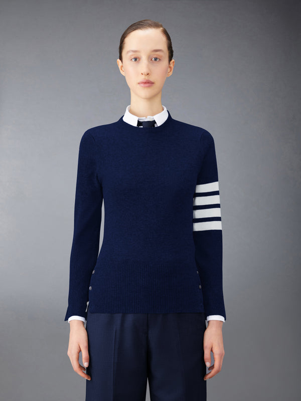 CLASSIC CASHMERE 4-BAR PULLOVER - featured image