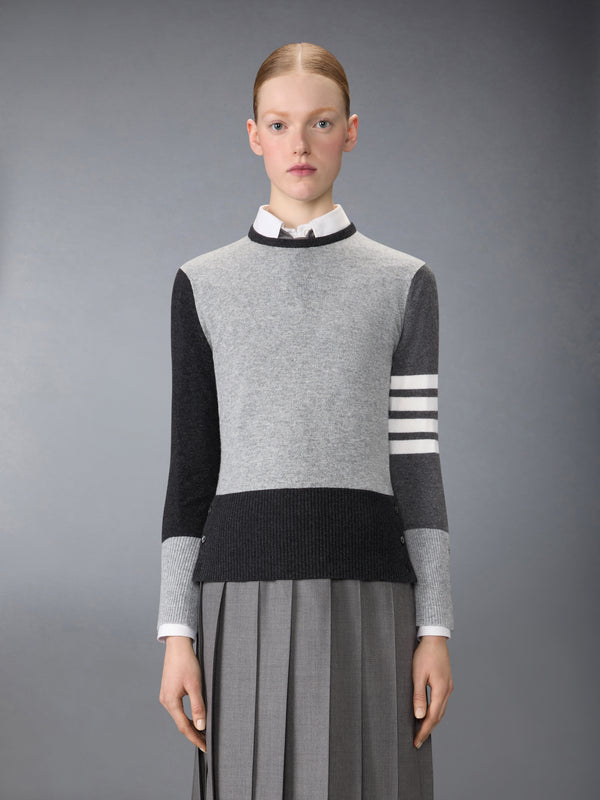 FUNMIX CASHMERE 4-BAR PULLOVER - image 1